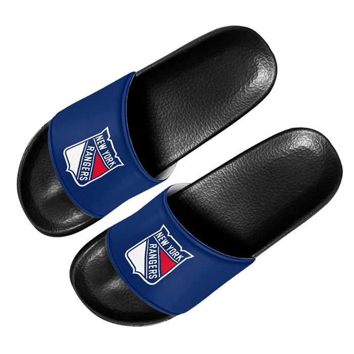 Men's New York Rangers Flip Flops 002
